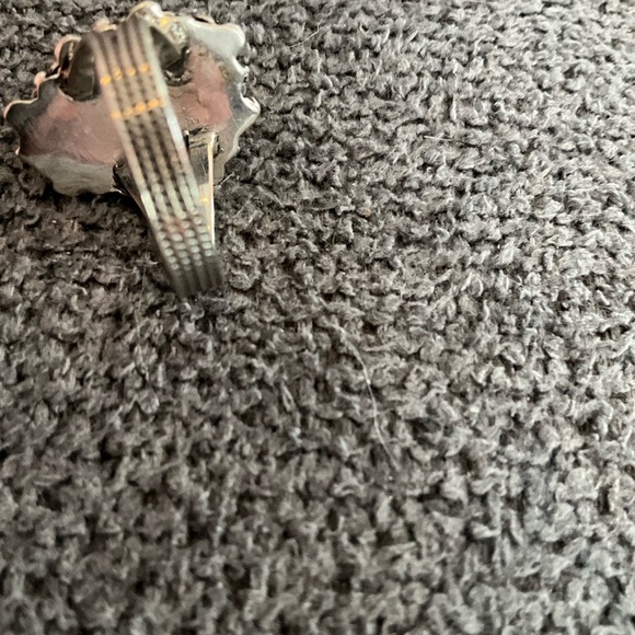 925 Sterling Silver and genuine Moonstone Ring, Vintage Look - Picture 3 of 6